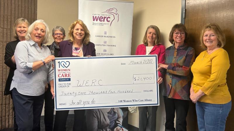 WERC Receives Generous Donations from 100 Women Who Care Albany, NY