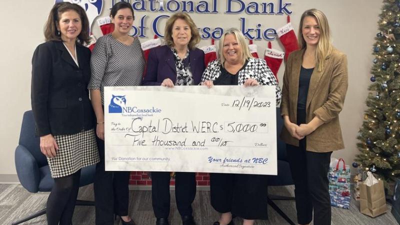 National Bank of Coxsackie Makes Generous Donation to WERC
